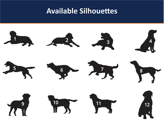 Personalized Labrador Retriever Vinyl Sticker, Customized with Your Dog's Name