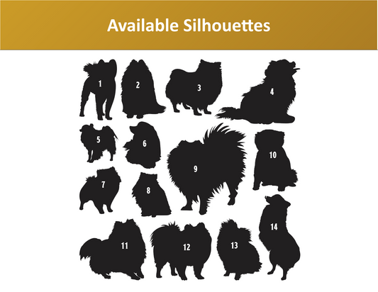 Personalized Pomeranian Vinyl Sticker, Customized with Your Dog's Name