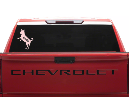 Personalized Chihuahua Vinyl Sticker, Customized with Your Dog's Name