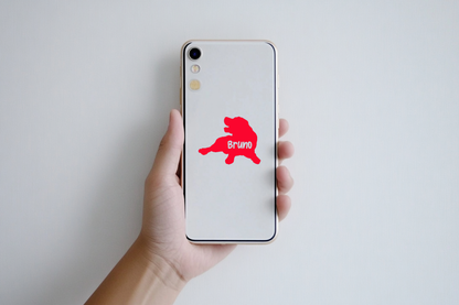 Personalized Labrador Retriever Vinyl Sticker, Customized with Your Dog's Name